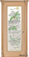 Корсика, патина античная, стекло с художественной аппликацией Остров от 40 000 руб.