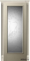 Корсика (белый ясень) стекло с 3d-гравировкой Журавль и Лотос от 24 000 руб.