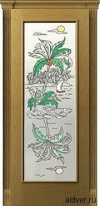 Корсика (дуб натуральный), стекло с художественной аппликацией Остров от 16 500 руб.